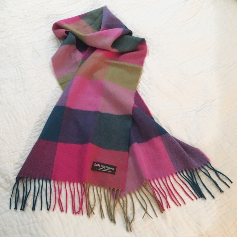 100% CASHMERE Multicolor Scarf